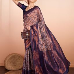 Shreyansh creation Woven Design Zari Pure Silk Banarasi Saree-picture-45