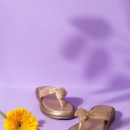 Inc 5 Women Embellished T-Strap Flats with Bows-image-64