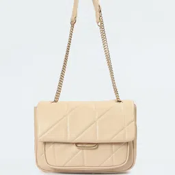 max PU Structured Shoulder Bag with Quilted-0
