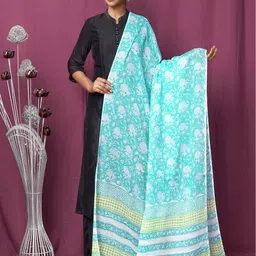 Unnati Silks Ethnic Motifs Printed Block Print Dupatta image 2
