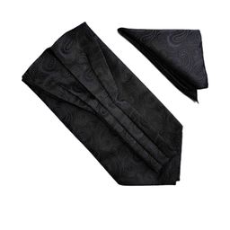 VOICI Men Paisley Printed Ascot Tie & Pocket Square-image-116
