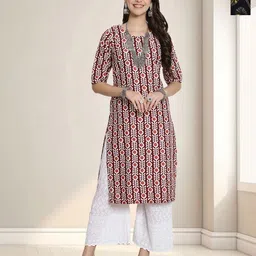 HERE&NOW Women Pack Of 2 Ethnic Motifs Printed Kurta-picture-13