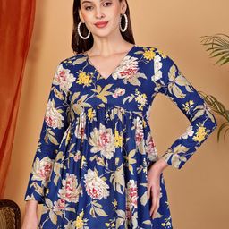 TARANJAL Women Floral Print A-Line Top-picture-14