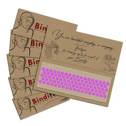 Comet Busters Bindiful Set Of 5 Traditional Round Velvet Bindi-8