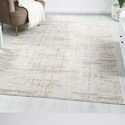 Kaleen India Silver Polyester Abstract Anti-Skid Carpets-image-19