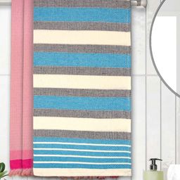 Athom Living Blue & Pink 3 Pieces Cotton 210 GSM Bath Towel-picture-4