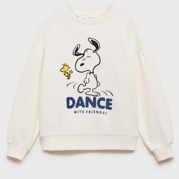 Mango Kids Girls Pure Cotton Peanuts Printed Sweatshirt-image-35