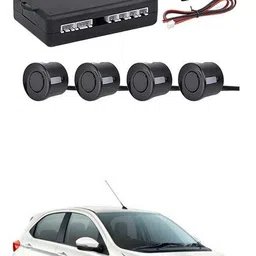 prtek CAR PARKING SENSORS ASSISTANT FOR Tiago Car Reverse Parking Sensors Assistant BLACK_228 Parking Sensor-picture-0