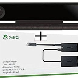 Microsoft Xbox One Kinect Sensor + Adapter for XBOX One S & Windows Motion Controller (Black, For Xbox One) image 1