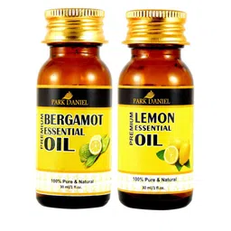 Park Daniel Set Of 2 100 % Pure & Natural Bergamot & Lemon Essential Oil- 30 ml Each-96