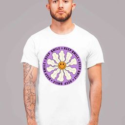 Raregems Floral Printed Round Neck Pure Cotton T-shirt-image-68