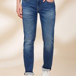 Being Human Men Classic Slim Fit Light Fade Stretchable Jeans-picture-42