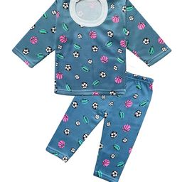 BAESD Infants Printed Woolen Thermal Set-1