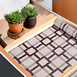 Aura White Set of 1 Water Resistant Shelf Liner Organisers-image-85