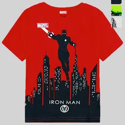 Marvel by Miss and Chief Boys 3 Avengers Printed T-shirt-image-36