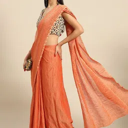 KALINI Solid Self Design Party Wear Saree-image-15
