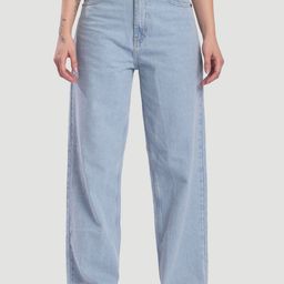 Bene Kleed Women Relaxed Fit High-Rise Cotton Light Fade Jeans-picture-7