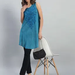 VELDRESS Women Floral Embroidered A-Line Mini Dress-picture-17