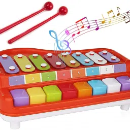 Baby Piano Xylophone Toy 8 Multicolored Key Keyboard Baby Kids Girls Boy-30