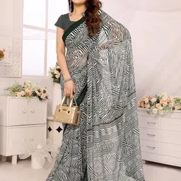 Ambuja International Leheriya Pure Georgette Leheriya Saree-image-91