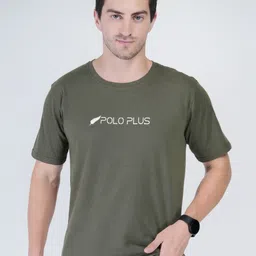 Polo Plus Men Typography Printed Bio Finish T-shirt-image-50