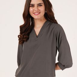 Brownverse Women Cotton Top-image-62