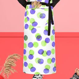 ArtzFolioBlue & White Printed Cotton Aprons-48