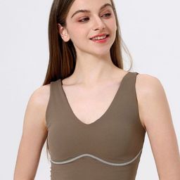 LULU & SKY Women V-neck Activewear Top-picture-29