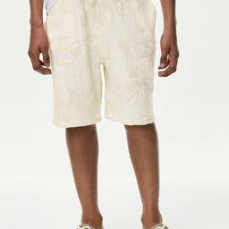 Marks & Spencer Boys Textured Regular Fit Regular Shorts-image-67