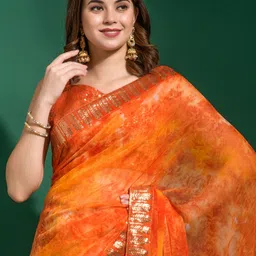 Sangria Tie and Dye Sequinned Sarees-picture-17