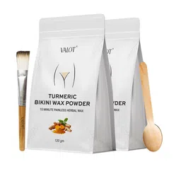 VALOT Set Of 2 Turmeric Bikini Wax Powder - 120 g Each-0