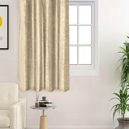 Saral Home Gold-Toned Room Darkening Window Curtains-image-27
