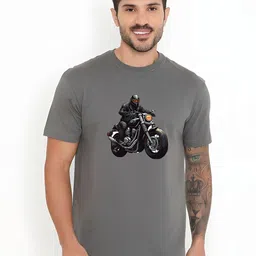 KaamBhari Graphic Printed Round Neck Regular Fit Cotton T-shirt-picture-16