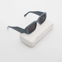 PELLE LUXUR Unisex Square Sunglasses with UV Protected Lens-image-94