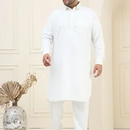 SOJANYA PLUS Men Regular Kurta with Pyjamas image 1