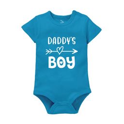 Zeezeezoo Infant Kids Daddy's Boy Printed Pure Cotton Bodysuit-image-87