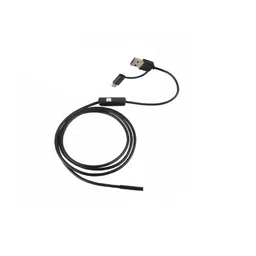 7mm 3 in 1 HD Android Mobile Phone Endoscope Camera with 1M Length Waterproof IP67 6 LEDs USB Inspection image 1