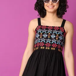 UNLIMITED Floral Print Fit & Flare Dress-image-76