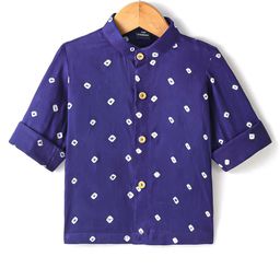 JAV CREATIONS Boys Classic Bandhani Printed Casual Shirt-picture-36