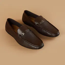 CODE by Lifestyle Men Textured Formal Loafers-image-27