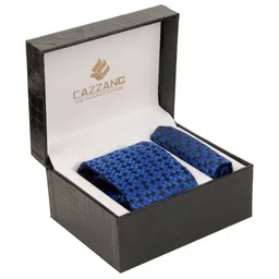 Cazzano Men Tie and Pocket Square Accessory Gift Set-image-15