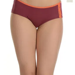 Da Intimo Pack Of 2 Low-Rise Seamless Bikini Briefs DIU-5657_GRY_MRN-image-30