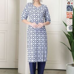 7Threads Women Pack Of 6 Ethnic Motifs Printed Floral Kurta-image-80