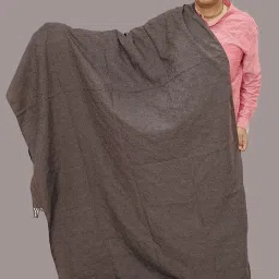 Sprha Wool Solid Men Shawl-image-9