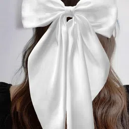 DIVASTRI Women Satin Alligator Hair Bow Clip-picture-32
