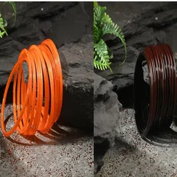 1ST TIME Women Orange Bangle-image-80