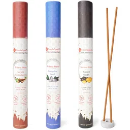 GaneshaSpeaks 3-Pcs Brown Wooden Incense Sticks With Fragrance-image-5