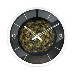 Aura Multicoloured & Multicoloured Printed Contemporary Wall Clock-14