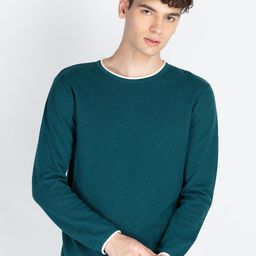 Status Quo Men Ribbed Cotton Winter Pullover-image-49