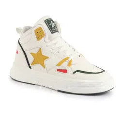 FAUSTO Men PU High-Top Sneakers-image-80